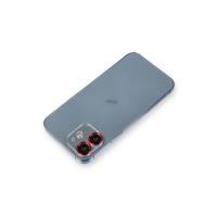 Newface iPhone 12 Mini Metal Kamera Lens Koruma Cam - Kırmızı