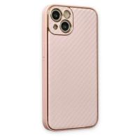 Newface iPhone 13 Kılıf Coco Karbon Silikon - Pembe
