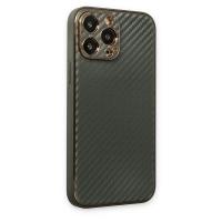 Newface iPhone 13 Pro Kılıf Coco Karbon Silikon - Füme