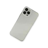 Newface iPhone 13 Pro Max Kılıf Fly Lens Silikon - Şeffaf