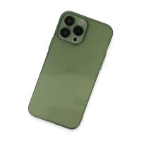 Newface iPhone 13 Pro Kılıf Fly Lens Silikon - Yeşil