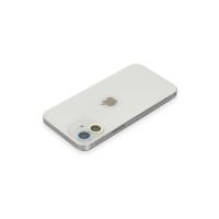 Newface iPhone 12 Mini Renkli Kamera Lens Koruma Cam - Sarı-Mavi