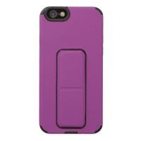 Newface iPhone 6 Kılıf Mega Standlı Silikon - Mor