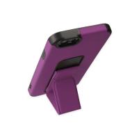 Newface iPhone 6 Kılıf Mega Standlı Silikon - Mor