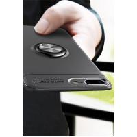 Newface iPhone 7 Plus Kılıf Range Yüzüklü Silikon - Kırmızı