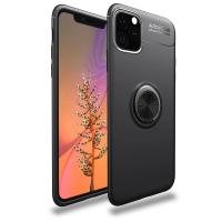 Newface iPhone 11 Pro Kılıf Range Yüzüklü Silikon - Siyah