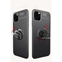 Newface iPhone 11 Pro Kılıf Range Yüzüklü Silikon - Siyah