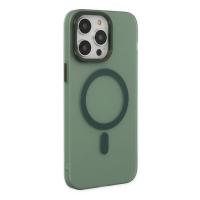 Newface iPhone 14 Pro Kılıf Lodos Magneticsafe Mat Kapak - Köknar Yeşili