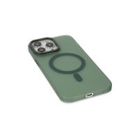 Newface iPhone 14 Pro Max Kılıf Lodos Magneticsafe Mat Kapak - Köknar Yeşili