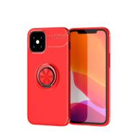 Newface iPhone 12 Mini Kılıf Range Yüzüklü Silikon - Kırmızı