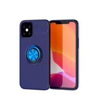 Newface iPhone 12 Mini Kılıf Range Yüzüklü Silikon - Mavi