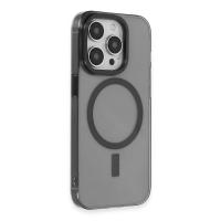 Newface iPhone 14 Pro Kılıf Anka PC Magneticsafe Sert Metal Kapak - Siyah