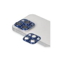 Newface iPhone 13 Pro Max Pers Alüminyum Kamera Lens - Lacivert