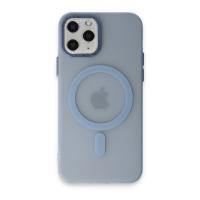 Newface iPhone 11 Pro Kılıf Lodos Magneticsafe Mat Kapak - Sierra Blue