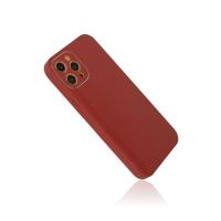 Newface iPhone 12 Pro Kılıf Glass Kapak - Bordo