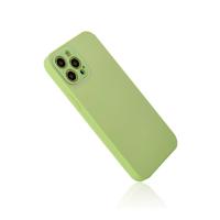 Newface iPhone 12 Pro Max Kılıf Glass Kapak - Açık Yeşil