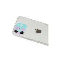 Newface iPhone 12 Rainbow Kamera Lens Koruma Cam - Yeşil