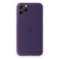 Newface iPhone 11 Pro Kılıf PP Ultra İnce Kapak - Mor