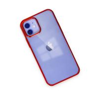 Newface iPhone 12 Kılıf Element Silikon - Kırmızı