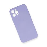 Newface iPhone 12 Pro Max Kılıf Nano içi Kadife Silikon - Lila