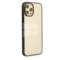 Newface iPhone 12 Pro Max Kılıf Element Silikon - Siyah