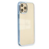 Newface iPhone 12 Pro Max Kılıf Element Silikon - Mavi