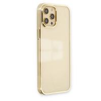 Newface iPhone 12 Pro Max Kılıf Element Silikon - Gold