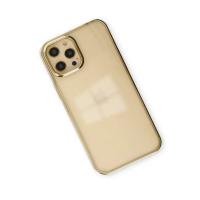Newface iPhone 12 Pro Max Kılıf Element Silikon - Gold