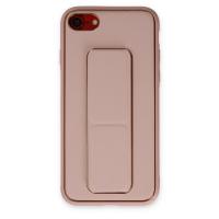 Newface iPhone 7 Kılıf Coco Deri Standlı Kapak - Pembe