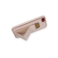 Newface iPhone 7 Kılıf Coco Deri Standlı Kapak - Pudra