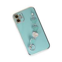 Newface iPhone 12 Kılıf Esila Silikon - Su Yeşili