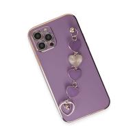 Newface iPhone 12 Pro Max Kılıf Esila Silikon - Mor