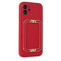 Newface iPhone 12 Kılıf Coco Elit Kapak - Kırmızı
