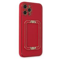 Newface iPhone 12 Pro Kılıf Coco Elit Kapak - Kırmızı