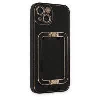 Newface iPhone 13 Kılıf Coco Elit Kapak - Siyah