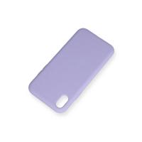 Newface iPhone XR Kılıf Nano içi Kadife Silikon - Lila