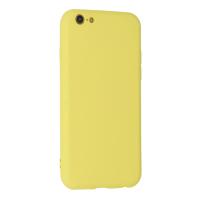 Newface iPhone 6 Plus Kılıf Nano içi Kadife Silikon - Sarı