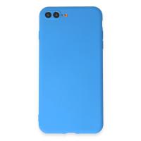 Newface iPhone 7 Plus Kılıf First Silikon - Mavi
