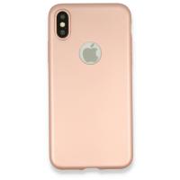 Newface iPhone X Kılıf First Silikon - Rose Gold