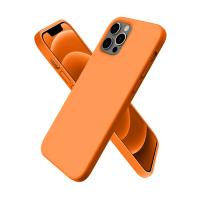 Newface iPhone 12 Pro Kılıf First Silikon - Turuncu