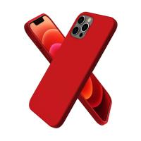 Newface iPhone 12 Pro Max Kılıf First Silikon - Koyu Kırmızı