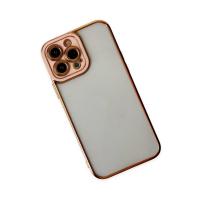 Newface iPhone 13 Pro Kılıf Liva Lens Silikon - Rose