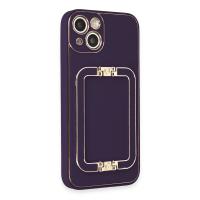 Newface iPhone 14 Kılıf Coco Elit Kapak - Derin Mor