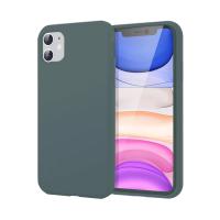Newface iPhone 11 Kılıf First Silikon - Koyu Yeşil