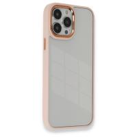 Newface iPhone 13 Pro Max Kılıf Dora Kapak - Pudra