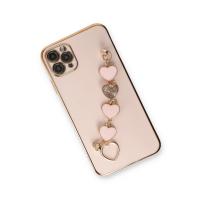 Newface iPhone 11 Pro Kılıf Esila Silikon - Pudra