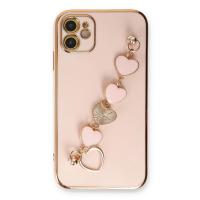 Newface iPhone 12 Kılıf Esila Silikon - Pudra