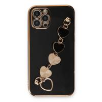 Newface iPhone 12 Pro Max Kılıf Esila Silikon - Siyah