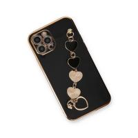 Newface iPhone 12 Pro Max Kılıf Esila Silikon - Siyah