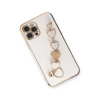 Newface iPhone 12 Pro Max Kılıf Esila Silikon - Beyaz